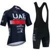 Neue 2024 VAE -Team Radsport Jersey Bike Shorts Set Männer Frauen Italia Schnell trocken Pro Ciclismo Maillot Trikot 20d Bibs Hosen Kleidung