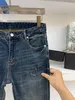 Höst och vinter ny stil mens jeans högkvalitativa bekväma stretchmaterial blå jeans lyx varumärke topp designer jeans