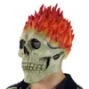 Party Masks Ghost Rider Flame Szkielet Skull Mask Straszny horror Zombie Spooky Knight Halloween Creepy Demon Masque Carnival Party Props 230824