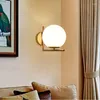 Wall Lamp Nordic Post-Modern Aisle Living Room Balcony Corridor Bedside Glass Ball Decorative