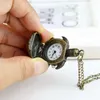 Pocket Watches Pendant smycken halsband Forma titta på kläder dekorativa retro kedja kvarts zinklegering hängande man rörelse