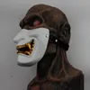 Máscaras de festa rindo máscara bonjour meia face adulto cos halloween esqueleto vestir-se horror máscara decorativa proteção tática máscara facial fantasma 230824