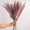 Decorative Flowers Home Decor Accessories Living Room Table Vase With Reed Dried Artificial Bouquet Wedding Fake Aesthetics