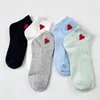 Senior Women Pure Cotton Socks All-match Solid Color Mens Socks Slippers Breathable black White Gray Girls Sport Ankle Sock Luxury Basketball Deodorant Sportsocks