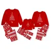 Bijpassende outfits voor familie Winterjaar Mode Kerstpyjama Set Moeder Kinderkleding Kerstpyjama voor familiekleding Set Bijpassende outfit 230825