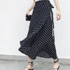 Röcke Anpassen Maß Frauen Sommer Mode Casual Plus Größe 3XS-10XL Hohe Taille Retro Vintage Wenig Polka Dot Print Wrap rock