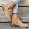 Women for Heel Ankle Boots Low 2022 Pointed Handmade Spring Autumn Women's Shoes T230824 611 's