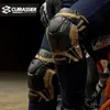 منصات الركبة المرفق Cuirassier Kneepads دراجة نارية الحامي الحامي Motocross ركوب الكوع منصات دراجة نارية حامية الركبة معدات الدراجات النارية X0825