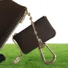 Mode Key Bag Coin Bag Keychain Hele lederen portemonnee voor vrouwen Korte portemonnee Kaarthouder Women Purse Classic Zipper Pocket 621982686