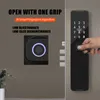 PHIPULO WiFi Biometric Smart Door Lock Tuya App Remote Unlocking Keyless Wifi Lock Electronic Door Lock HKD230824