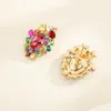 Stud Earrings BOHO For Women Colorful Crystal Glass Sparkle Jewelry Zinc Alloy Casual Party Birthday Wear 2023 In