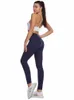 Yoga-outfit Hoge taille Legging Zakken Fitnessbroek Hardloopjoggingbroek voor dames Sneldrogende sportbroek Trainingsbroek 230824