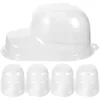 Berretti 5 pezzi Espositori per cappelli modellatori per cappelli Supporto per cappelli da tavolo Scatola organizer in plastica