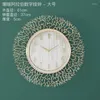 Duvar Saatleri 37cm Modern Lüks Şanslı Altın Saat Oturma Odası Sanat Moda Saatleri Mercan Dekorasyon Dairesel Ev Dekor