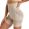 Cintura barriga shaper trainer corpo shorts bunda levantador controle sem costura rendas shapewear alto pós-parto emagrecimento bodysuit 230825