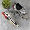 2023 Designer 17FW Triple S Men Women Casual Shoes sneakers platform Tan clear sole black white grey red pink blue Royal Neon Green mens trainers sports sneaker