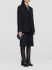 Women's Jackets Top End Women Black One Button Stereoscopic Tailoring Wool Blend Short Suit Coat Fashion Casual All Match Versatile Jacket