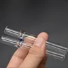 En gros 86mm mini épais verre pyrex un frappeur tuyau rouleau à vapeur filtres tuyaux cigarette main tuyaux avec équilibre coloré