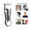 Electric Shavers Metal Professional Trimmer Frisör Mens Trådlös laddningsbara Clippers Mänskägg Maskin Hår klippt 230825