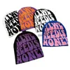 Beanie / Skull Caps Venda quente outono e inverno carta malha chapéus populares hip-hop chapéus versáteis esportes unisex esqui frio chapéus L0825