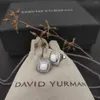 Серьги -грибы David Y Faux Black Onyx с цирконом дизайна женской свадьбы