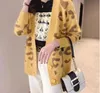 2023 New women's sweaters Designer Classic Letter Printed Women Fashion Simple Casual cardigans wool kit High Street coat Leopard print lazy clothing