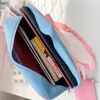 Duffel Bags Travel Handbag Tote Fashion Women Transparent Love Heart Patchwork Shoulder