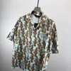 Męskie koszule luksusowe królewskie koszulę mężczyzn letnie ubrania krótkie rękawie męskie social paisley cyfrowy druk camisa masculina