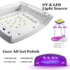 Aggiorna gli essiccatori per unghie Lampada per unghie ricaricabile da 128 W Batteria incorporata Potente essiccatore per unghie senza fili per manicure Lampada LED UV per unghie senza fili 230824