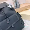 Große Rucksäcke, Damen, Herren, Nylontaschen, Business-Nylontaschen, Schulranzen, Briefdruck, Outdoor-Reisen, Schultaschen, klassischer Rucksack, 42 cm