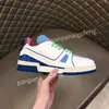 2023 new Luxury Designer sports shoes casual shoes calfskin leather white red blue letter overlay platfor low sports shoes training shoes sizes 39-44 rd2209011