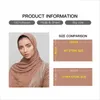 Schals Frauen Muslim Crinkle Hijab Schal Große Größe Plain Schals Femme Musulman Weiche 100% Rayon Plissee Kopftuch Islamisches Stirnband 230825