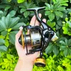 Baitcasting-Rollen QQNAL AllMetal-Rolle Metallbehandlung Spinning Salzwasser Süßwasser 230824