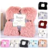 Blankets Super Soft Warm Fur Blanket Fluffy Shaggy Sofa Blankets Bed Bedspread Beige White Warm Bedding Sheet Cozy Blanket 230824