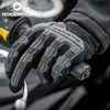 Gants de cyclisme ROCKBROS gants de cyclisme thermique automne hiver gants coupe-vent SBR écran tactile gants de vélo doigt complet antichoc gants de Sport 230825