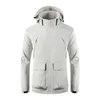 Men's Jackets Fall And Winter Solid Color Two Sides Large Capacity Pocket Jacket For Men Warm 420 Windbreaker Coat