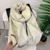 2023 Autumn and Winter New High-Cashmere List Jacquard Scarf Scyt