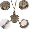 Montres de poche pendentif bijoux colliers forme montre vêtements décoratif rétro chaîne Quartz en alliage de Zinc suspendus homme mouvement