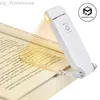 LED USB recarregável luz de leitura luz de leitura proteção para os olhos luz noturna clipe portátil luz de mesa marcador luz de leitura lâmpada noturna hkd230824