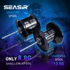 Mulinelli per baitcasting SEASIR CastX Doppia bobina Baitcasting Mico Reel 731 Rapporto di trasmissione ad alta velocità Bobina del freno magnetico per acqua salata dolce 230824