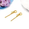 dangle earringsヒップホップクロスチェーンペンダント女性用男性日本韓国スタイルゴールドシルバーカラーハンギングイヤリング卸売