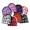 Beanie / Skull Caps Venda quente outono e inverno carta malha chapéus populares hip-hop chapéus versáteis esportes unisex esqui frio chapéus L0825