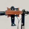 ODI porte-bidon de vélo rétro en cuir de vache en alliage d'aluminium porte-gobelet d'eau pour vélo pliant de route de montagne accessoires iBicycle 53g 230824