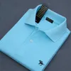 100% algodão camisa polo de alta qualidade marca polo verão tipo ajuste manga curta masculina casual lapela camiseta nova chegada topo t hkd230825