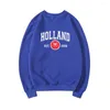 여성용 후드 Holland Parker EST 1996 스웨트 셔츠 Tom Unisex Crewneck Sweatshirts Long Sleeve Pullover Women 그래픽