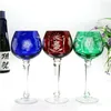 Verres à vin japonais en verre de cristal sans plomb, gobelet rouge, décoration de maison, artisanat