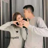 New 2023 Men's Sweaters Designer Women Knitted Sweatshirt Classic Love Heart-shaped Sweater Couple Men Simple Pullover Fashion brand Sweater