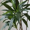 Dekorative Blumen Künstliche Dracaena-Seidenpflanze im Topf, 1,5 m, künstliche Pflanzen, gefälschte Duftstoffe, Baumboden, Bonsai für Wohnzimmer, Büro, Heimdekoration