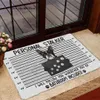 Carpet Cute Dog Printed Doormat Bedroom Living Room Floor Bathroom AntiSlip Long Rug Marbling Home Entrance 40x60cm 230825