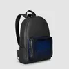 Backpack Leather Men's Large Capacity Casual Travel Bag Computer Trend Hand-Rub Color Fashion Schoolbag